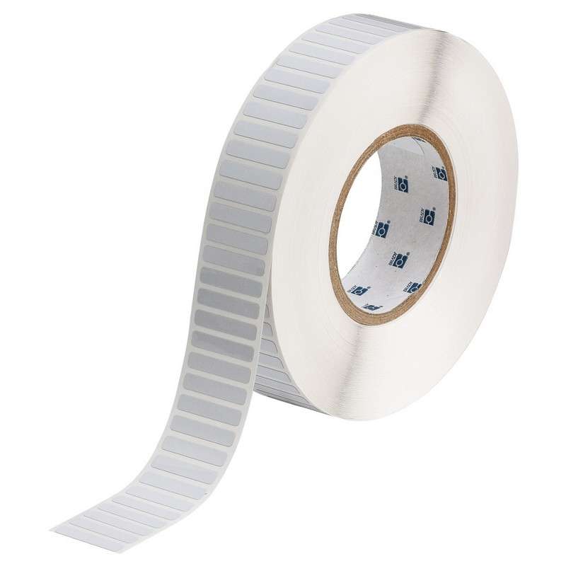 Label THT Polyim White 1.25in x 0.25in, 10K/RL