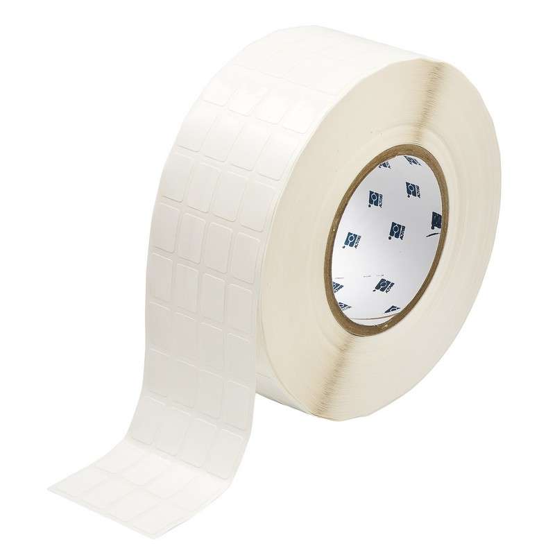 3" Core Series CleanLift Thermal Transfer Label, White, B-498, 0.75 x 0.5 in, 10000 Labels per Roll