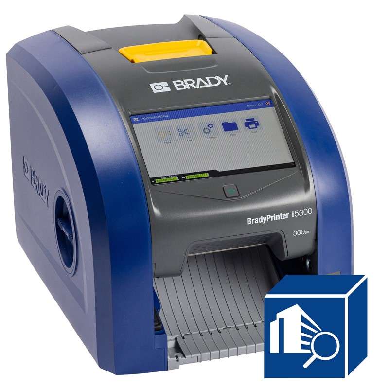 BradyPrinter i5300, 300 dpi, with Wi-Fi and and Safety & Facility ID Software Suite