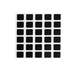 B33 Series Matte Black Polyester Labels 0.437 in H x 0.5 in W Black 10000/RL