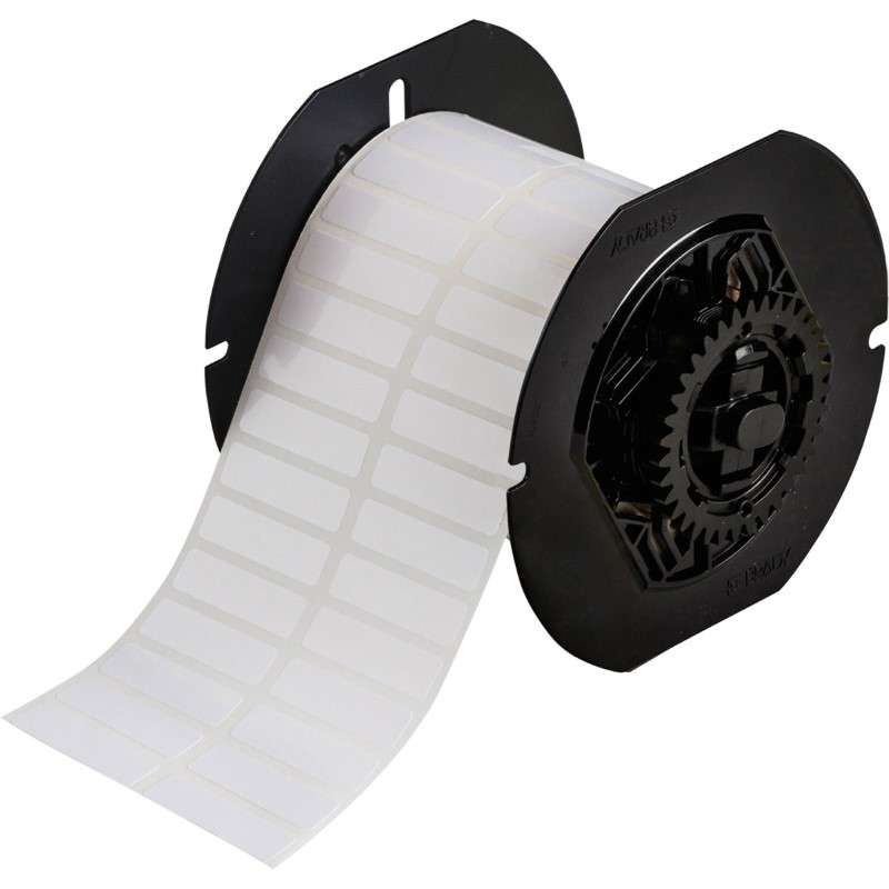 B33 Series Self-Extinguishing Polyester Labels 0.375 in H x 1.5 in W WT 5000/RL