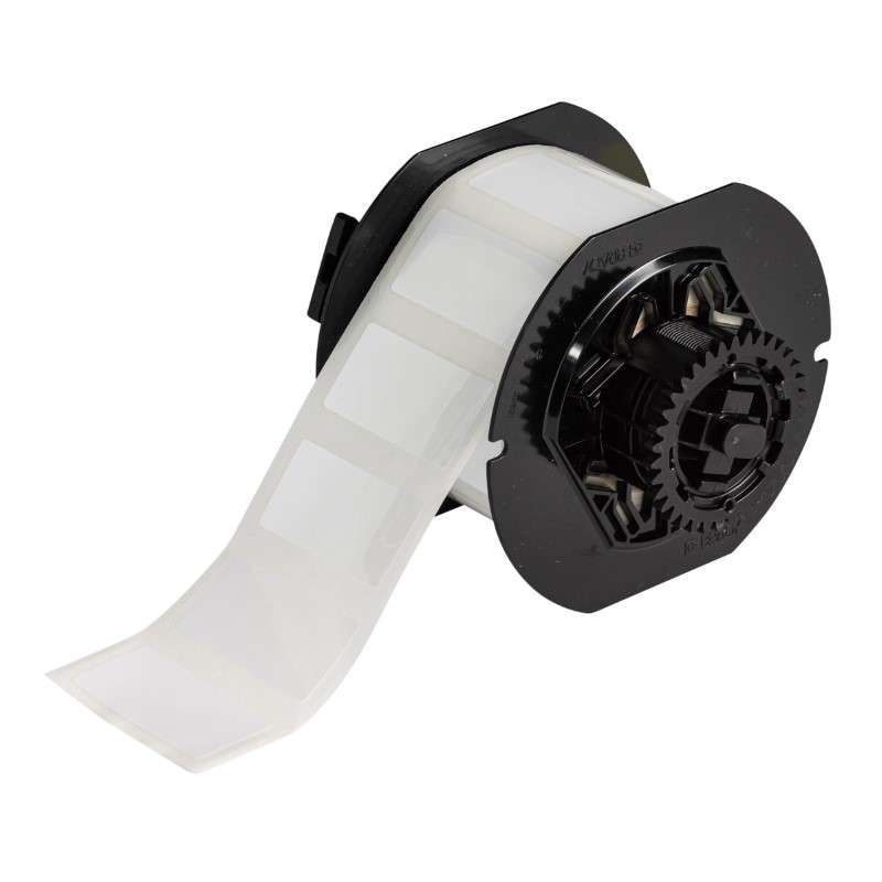 B33 Series PermaShield Glossy WT Polyester Labels 1 in H x 2 in W WT 800/RL