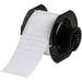 B33 Series Matte Top-Coated Polyimide Wire Marking Label, White, 0.375 x 1.25", 5000 per Roll