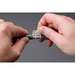 B33 Series Matte Top-Coated Polyimide Wire Marking Label, White, 0.375 x 1.25", 5000 per Roll