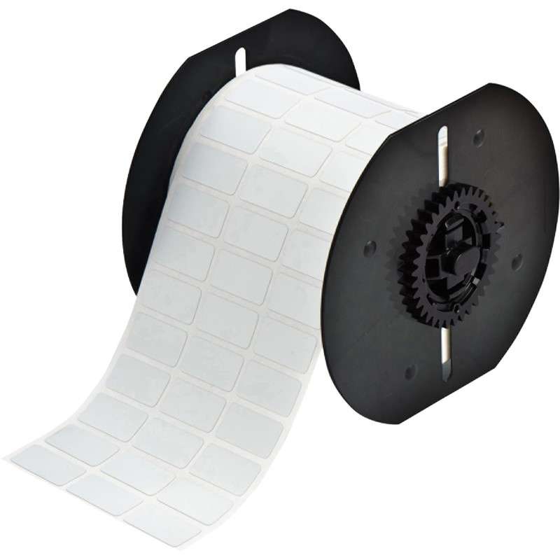 B33 Series Polyester with Permanent Rubber-Based Adhesive Label, 0.5 x 1", 5000 per Roll