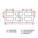 B33 Series Polyester with Permanent Rubber-Based Adhesive Label, 0.5 x 1", 5000 per Roll