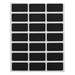 B33 Series Matte Black Polyester Labels 0.5 in H x 1 in W Black 5000/RL