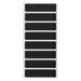 B33 Series Weather Resistant Outdoor Polyester Lbls 0.5 in H x 2 in W BK 2500/RL