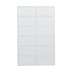 B33 Series Metallized Polyester Permanent Lbls 0.75in H x 1.5in W LGT GR 3000/RL