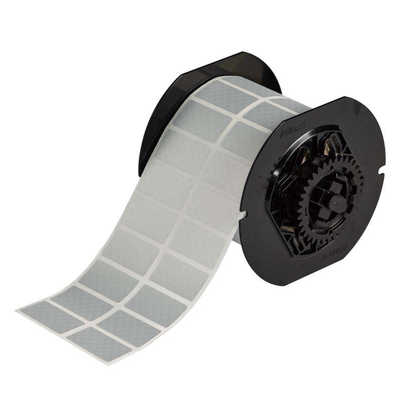 B33 Series Tamper Evident Metallized Polyester Lbl 0.75in H x 1.5in W SL 3300/RL