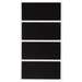 B33 Series Matte Black Polyester Labels 1.25 in H x 2.75 in W Black 750/RL