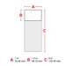 B33 High Adhesion Self-Laminating Vinyl Wire Wraps 6in H x 1in W WT, CL 500/RL
