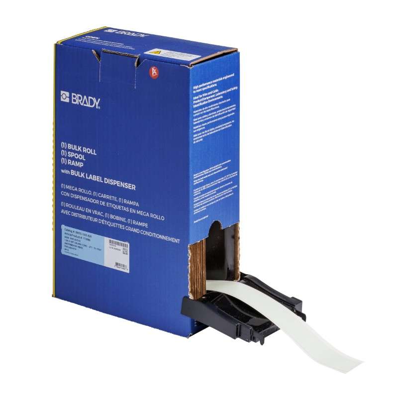 BradyGlo High Intensity Glow-in-the-Dark Labels Tape, Bulk, for M710 Printer - 1" x 75'