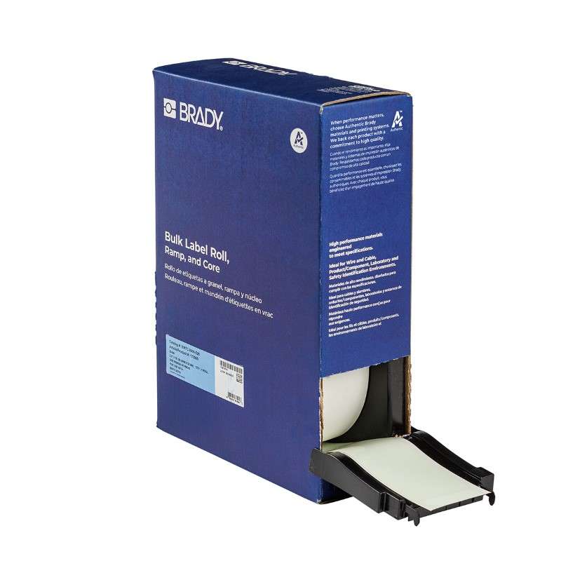 BradyGlo High Intensity Glow-in-the-Dark Labels Tape, Bulk, for M710 Printer - 2" x 75'