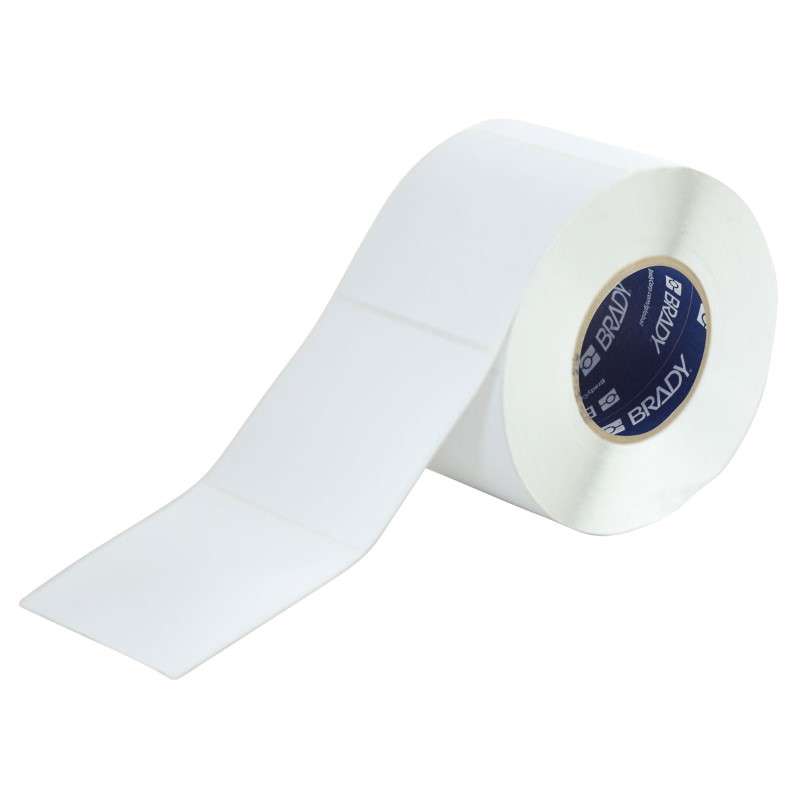 Direct Thermal Printable Paper Labels, 3" Core, 4" x 4", 1,000/Roll