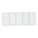 BradyJet J4000 UL Listed Polyester Labels 1 in H x 2 in W White 750/RL