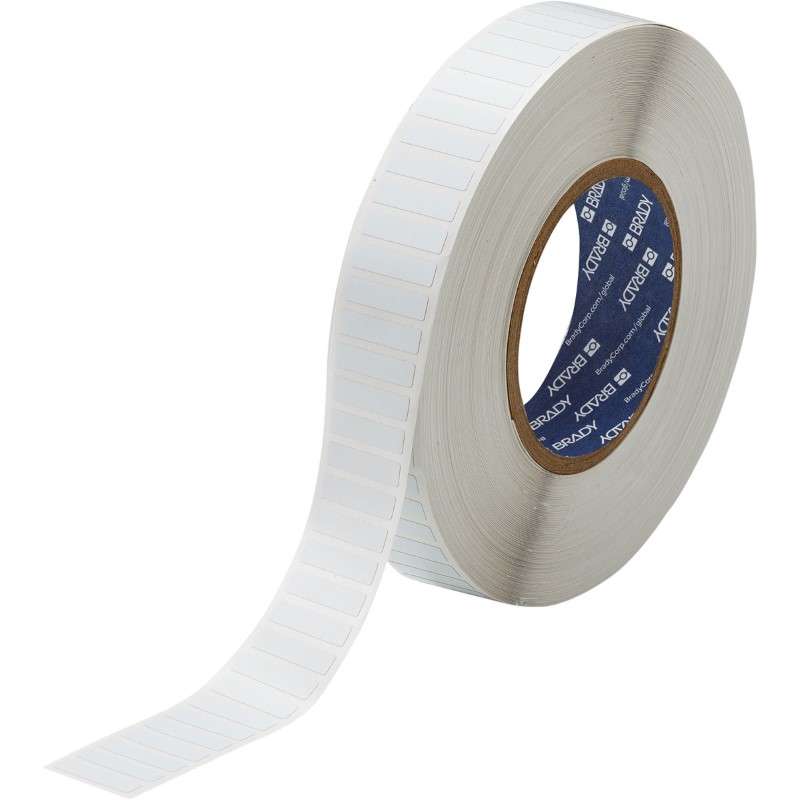 Laser Markable Polyimide Labels, Matte White, 0.25 x 1.00", 10,000 per Roll