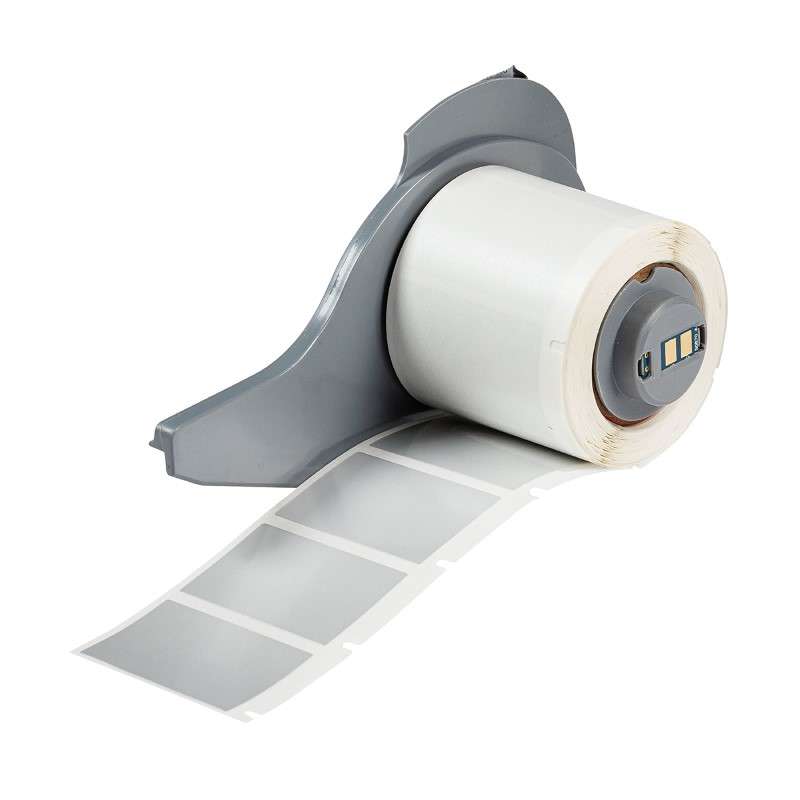 Metalized Polyester Labels for M710 Printer - 1" x 1.5", 250 per Roll
