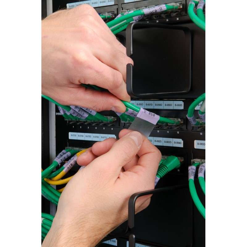 Self-Laminating Vinyl Wrap Around Wire and Cable Labels for M7 Printers - 6" x 1.5