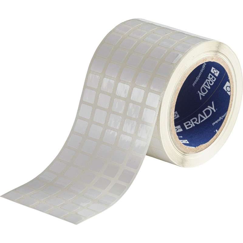 CleanLift 3" Core Series Removable Glossy Polyester Labels, 10,000 per Roll, White, B-533 Material