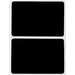 General Purpose Polyester Label on a 3" Core, Clear on Black, 2 x 3", 1000 per Roll