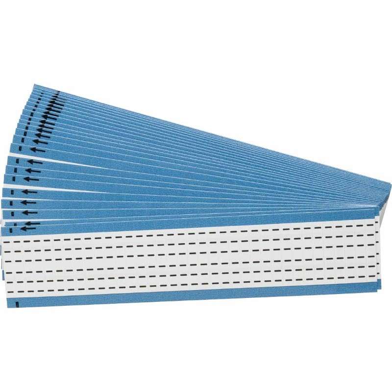 Minus Sign Wire Markers, Black on White, 25 Cards per Package
