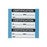 Certification Cloth Write-On Labels, Black on White, 0.625 x 1.5", 25 Cards per Package redirect to product page