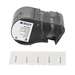 Self-Laminating Cryogenic Polyester Labels 0.375"H x 1.125"W BK/WT/CL RL/360