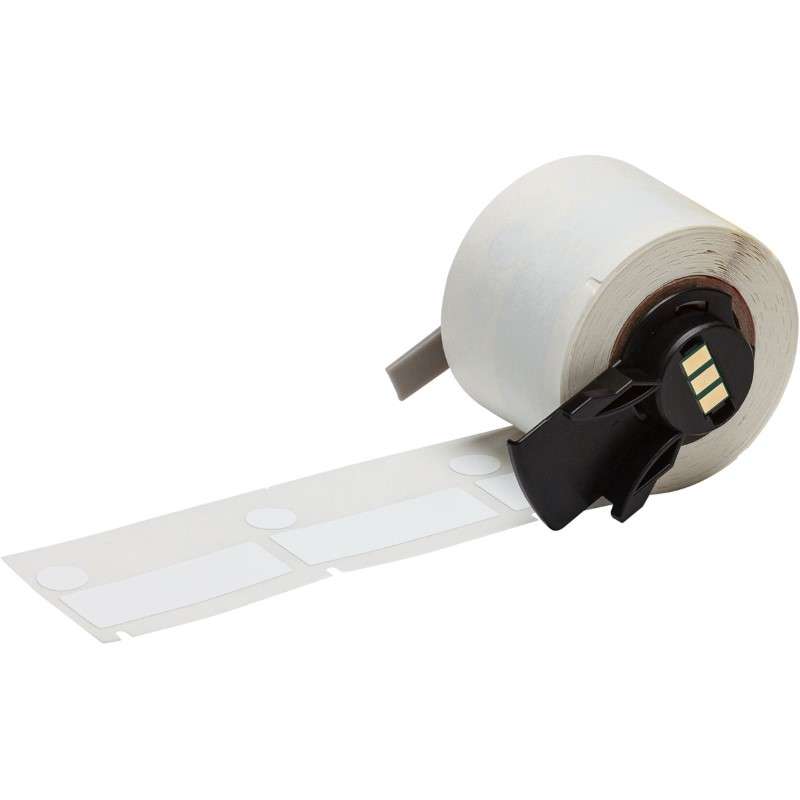 Aggressive Adhesive Multi-Purpose Nylon Lbls 0.5" H x 1" W x .375" Dia WT RL/250
