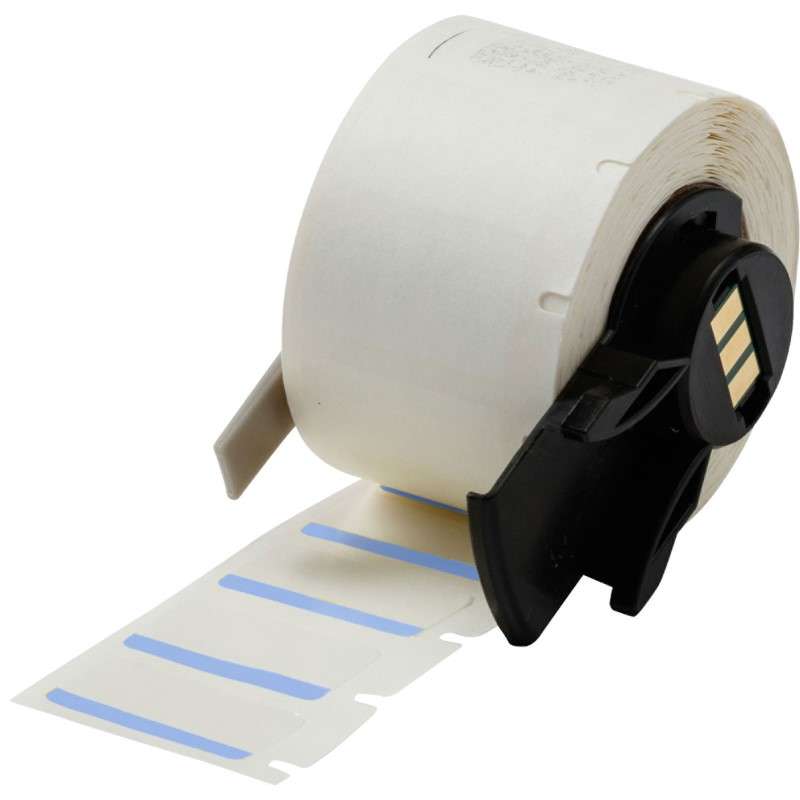 Color Polyester Laboratory Laboratory Labels for M6 M7 Printers - 0.5" x 1", Blue, White