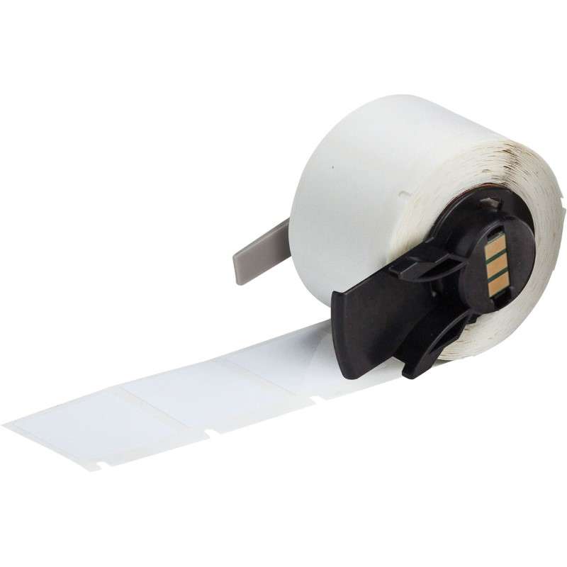 Aggressive Adhesive Multi-Purpose Polyester Labels 1 in H x 1 in W WT RL/250