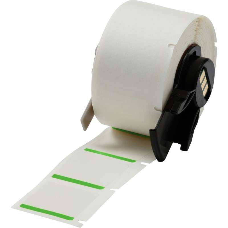 Color Polyester Laboratory Laboratory Labels for M6 M7 Printers - 1" x 1", Green, White