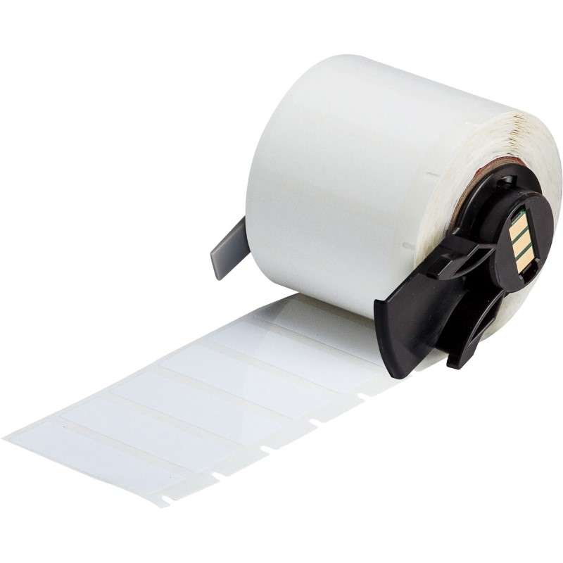 Aggressive Adhesive Multi-Purpose Polyester Labels 0.5 in H x 1.5 in W WT RL/500