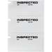 Harsh Environment Multi-Purpose Polyester INSPECTED BYLbls 0.75 in H x 1.5 in W BK/WT RL/250