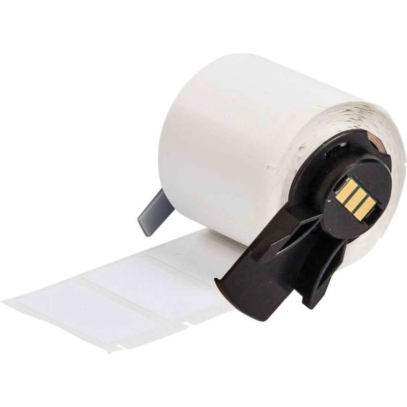 Aggressive Adhesive Multi-Purpose Polyester Lbls 0.75 in H x 1.5 in W WT RL/250
