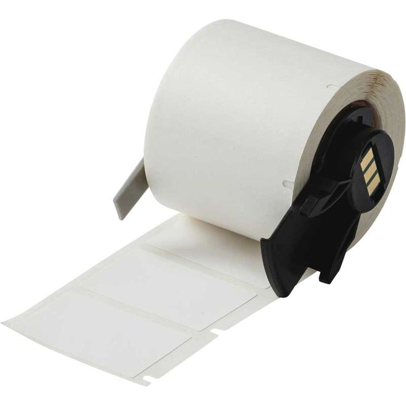 Chemical and Temp Resistant Polypropylene Labels 1 in H x 1.5 in W RL/250
