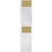 Self-Laminating Vinyl Wrap Around Labels 4 in H x 1.5 in W Brown, Clear RL/100