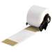 Self-Laminating Vinyl Wrap Around Labels 4 in H x 1.5 in W Brown, Clear RL/100