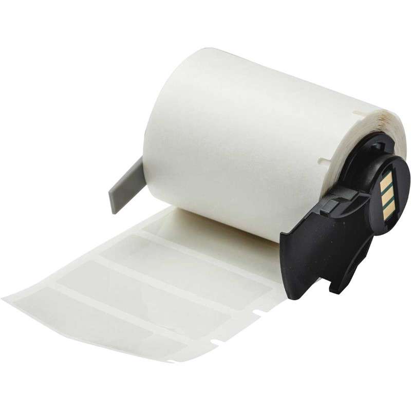 Harsh Environment Multi-Purpose Clear Polyester Lbls 0.6 in H x 1.9 in W RL/250