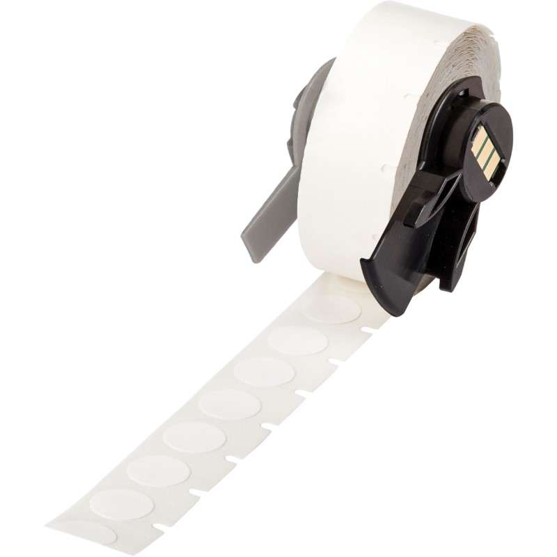 FreezerBondz Ultra-Thin Cryogenic Polyester Labels 0.5 in Dia RL/500