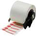 Color Polyester Laboratory Laboratory Labels with Vial Top for M6 M7 Printers - Red, White