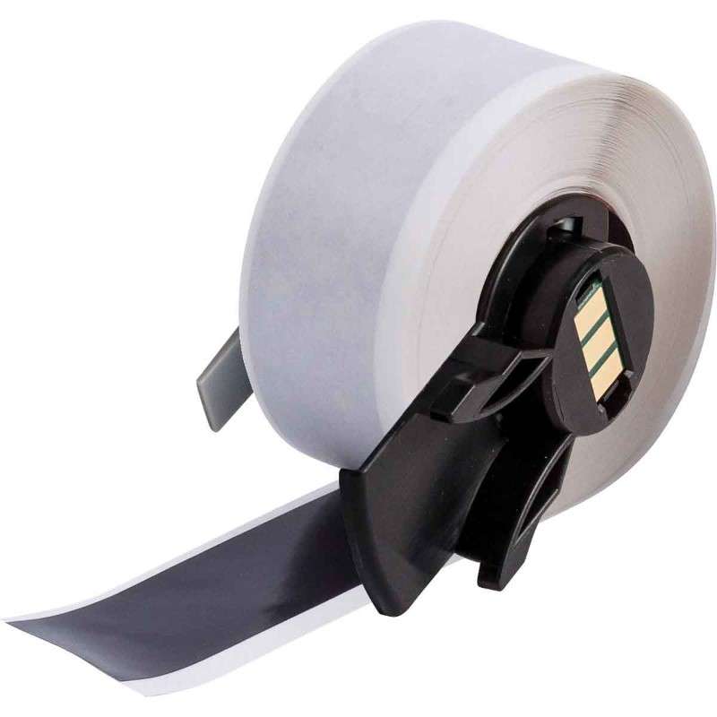 Multi-Purpose Vinyl Label Tape for M6 M7 Printers - 1" x 50', Black