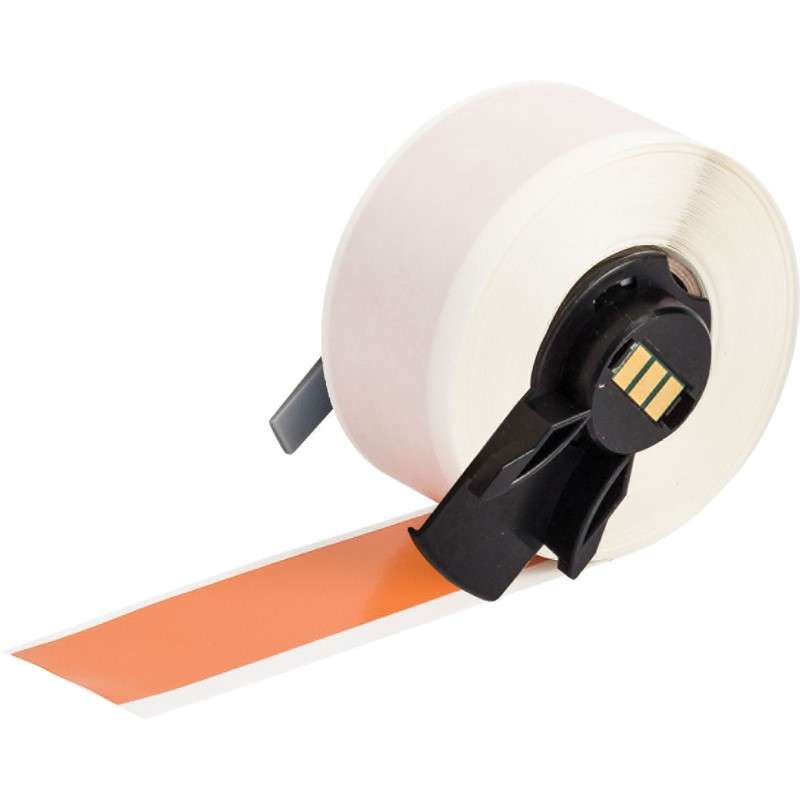 Multi-Purpose Vinyl Label Tape for M6 M7 Printers - 1" x 50', Orange