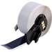 All Weather Permanent Adhesive Vinyl Label Tape for M6 M7 Printers - 1" x 50', Black