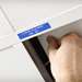 All Weather Permanent Adhesive Vinyl Label Tape for M6 M7 Printers - 2" x 50', Blue