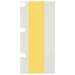 Multi-Purpose Vinyl Label Tape for M6 M7 Printers - 0.375" x 50', Yellow