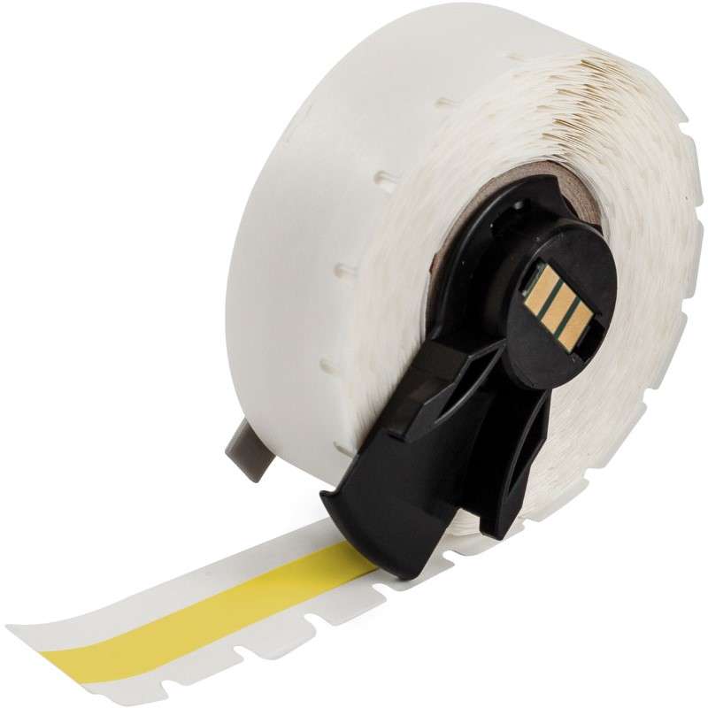 Multi-Purpose Vinyl Label Tape for M6 M7 Printers - 0.375" x 50', Yellow