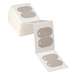Fire Retardant Oval Tags Polyethylene 0.758 x 1.206 Gray Box of 100 M710;BMP71