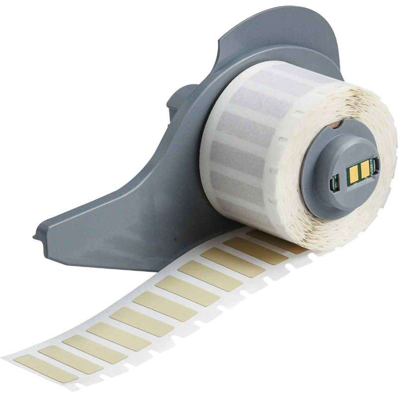 Matte Amber Ultra Heat Resistant Polyimide Lbls 0.25x0.9 Amber RL/750 M710;BMP71