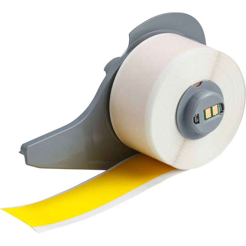 High Temp Flame Retardant Polyimide Wrap Around Wire and Cable Label Tape for M7 Printers - 1" x 50'